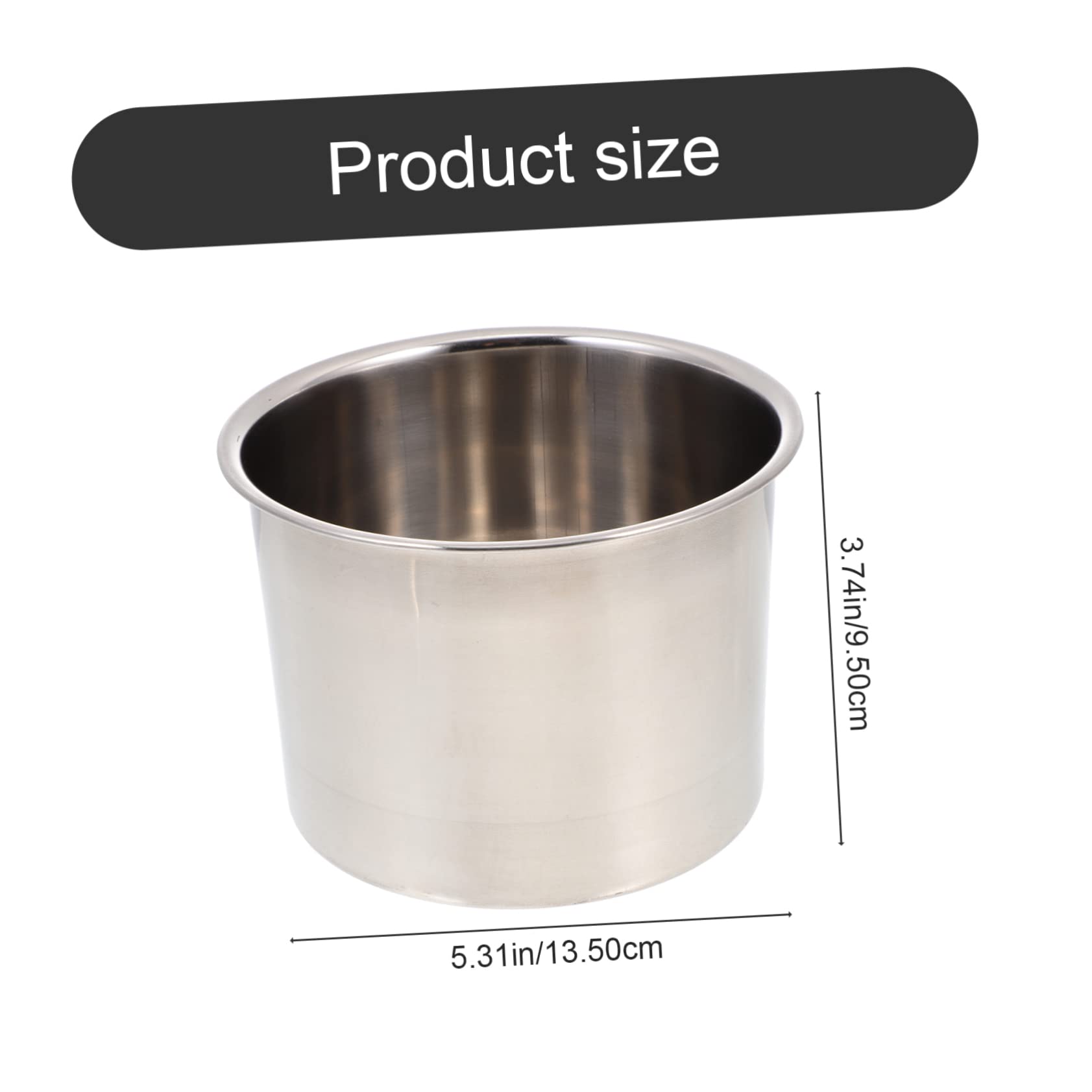 DIYEAH Kit de Fabrication de Bougies Accessoire en Acier Inoxydable Argenté, Facile à Utiliser Nettoyer, pour Création Artisanale de Bougies Parfumées
