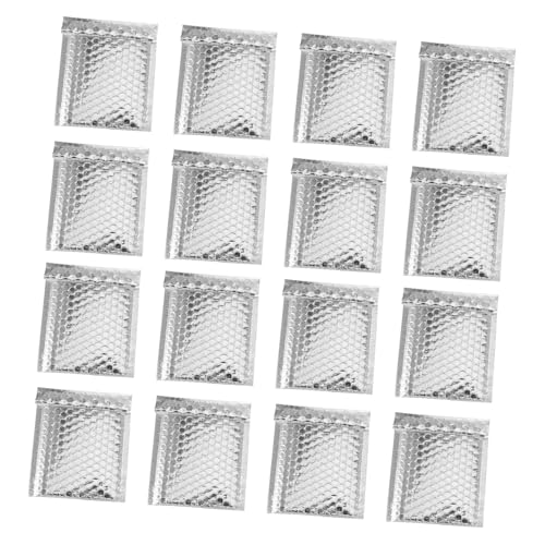 Enveloppes Bulle Argentées Rembourrées : Pochettes Fermeture Automatique 100 Pcs