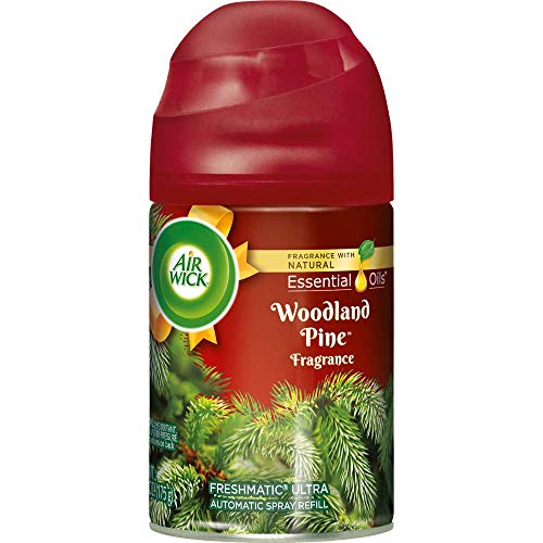 Air Wick Freshmatic Ultra Automatic Spray Refill - Winter Collection 2018 - Woodland Pine - Net Wt. 6.17 Oz (175 G) Per Refill Can - Pack Of 4 Refill Cans #TOP1