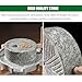 SUZEPER Stone Grain Mill,Hand Grain Mill Stone Grinder, Wet Dry Cereal Bluestone Mill for Home Kitchen, Food Wheat Berry Rice Mill, Bean Seed Spice Herb Powder Pulverizer(30x35cm(12x14inch), A)