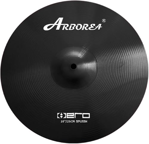 Miniatura 49 de Arborea Paquete de platillos de aleación de platillos de tambor juego de platillos de 14"/16"/18"/20" más bolsa de platillos gratis 5 piezas