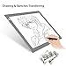 LitEnergy Portable A4 LED Copy Board Light Tracing Box, Silver Ultra-Thin Adjustable USB Power Artcraft LED Trace Light Pad for Tattoo Drawing, Streaming, Sketching, Animation, Stenciling
