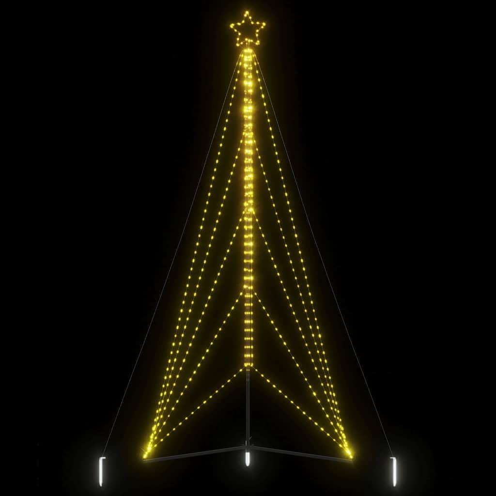 Árbol de Navidad LED gigante GeenYuu 404,5 cm para decorar salones altos sin enredos