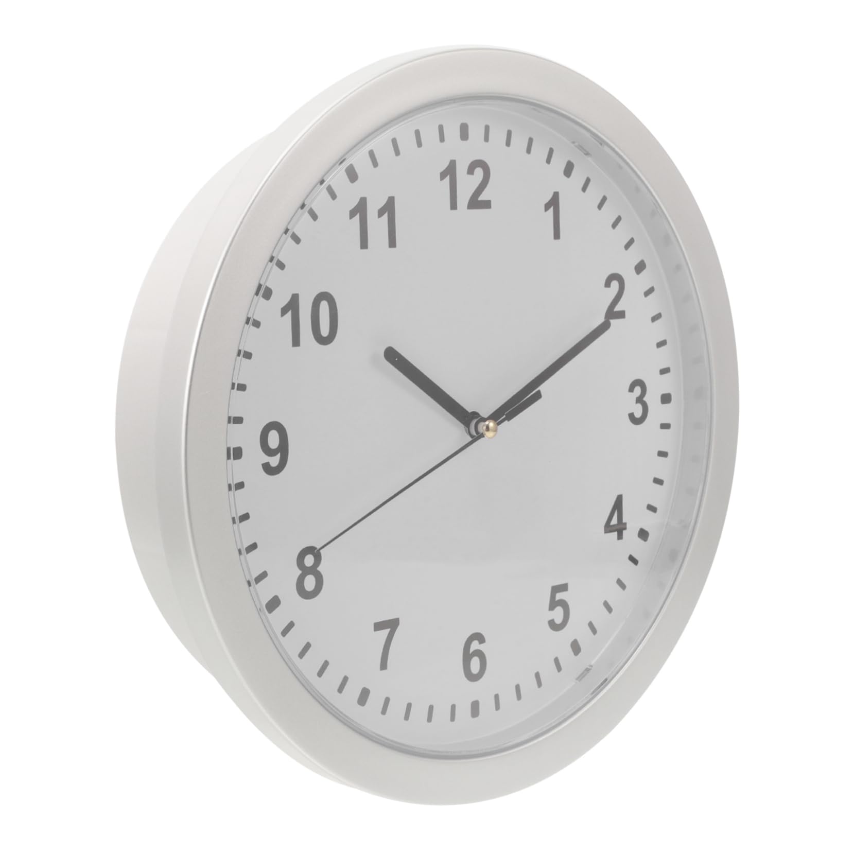 DOITOOL Orologio Cassaforte da Parete Bianco in Plastica Leggera e Compatta Nascondiglio Nascosto per Chiavi e Oggetti di Valore in Casa