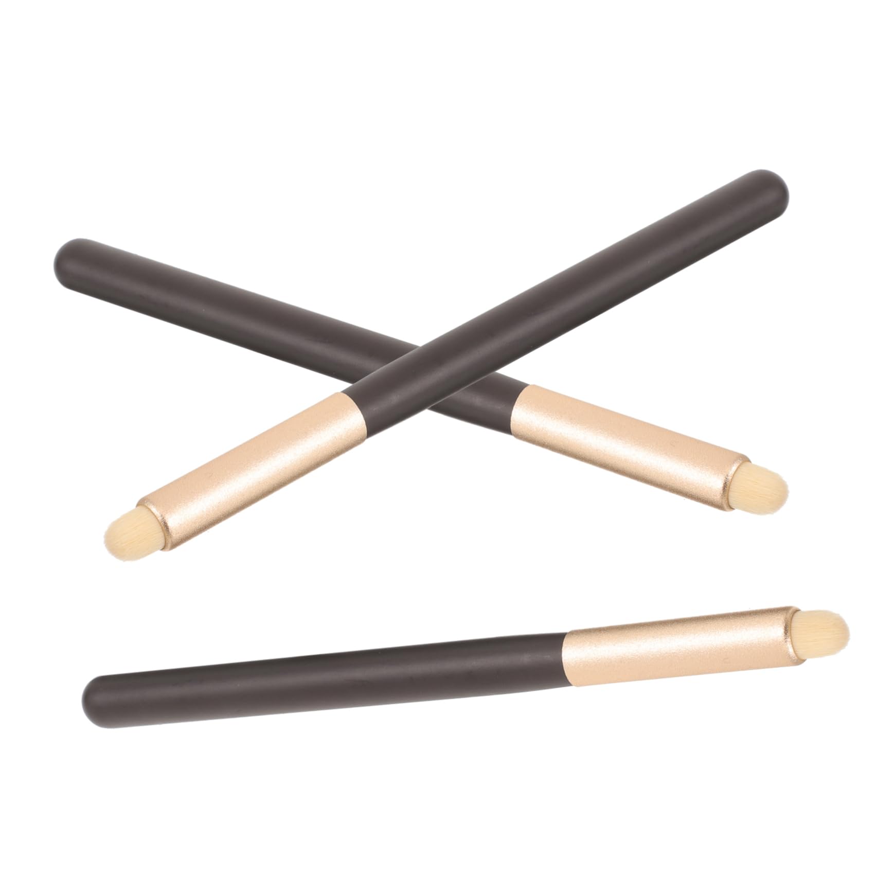 VALICLUD Mini Makeup Brush Set 3pcs Lip Brush for Lipstick Lip Gloss Concealer Eye Shadow for Travel