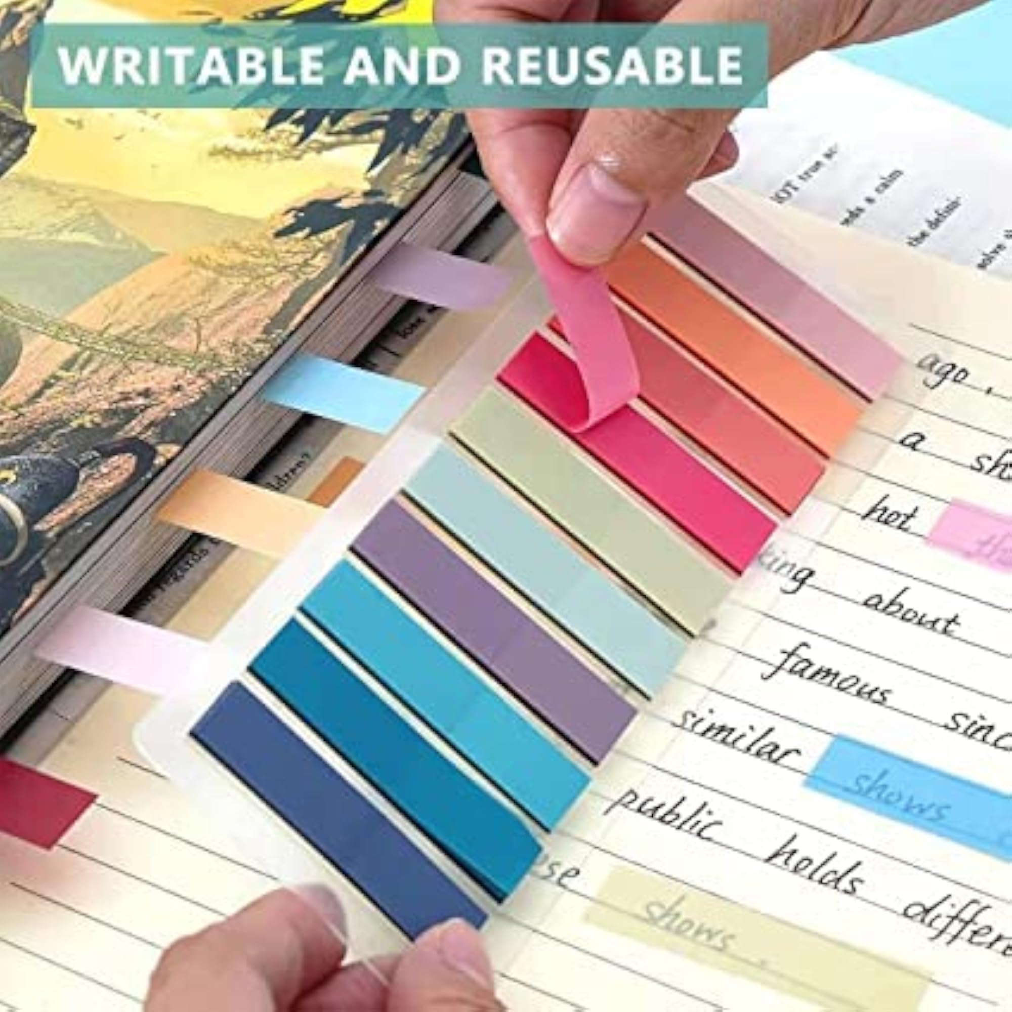 Transparent Clear Sticky Notes Book Flags Tabs