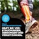VITTO Sprunggelenkbandage, Fußbandage bei Bandschäden, Schwachen Gelenken, Verstauchtem Gelenks und Arthritis (Hulle, L)