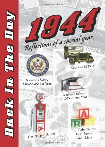 1944 Back In The Day - 24-page Greeting Card / Booklet with Envelope