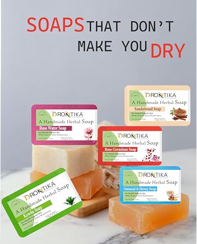 Image of Wild & Pure Handmade Assorted Bath Soap Saffron & Khus Glycerin Combo Of Fresh Bathing Bar (Pack Of 8) Each 125gm