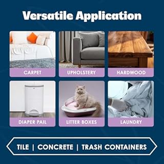 Urine B-Gone, Professional Enzyme Odor Eliminator & Pet Stain Remover, Human, Cat & Dog Urine Cleaner, Effective on Laundry, Carpets & More, Lavender Scent, 1 Gallon