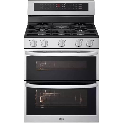 30 in. 6.9 cu. ft. 5 Burners Smart Wi-Fi Freestanding Double Oven Gas Range in Stainless Steel with Probake Covection