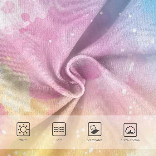 KLL Rainbow Gradient Boys Toddler Pure Cotton Briefs Underwear Breathable Undies3