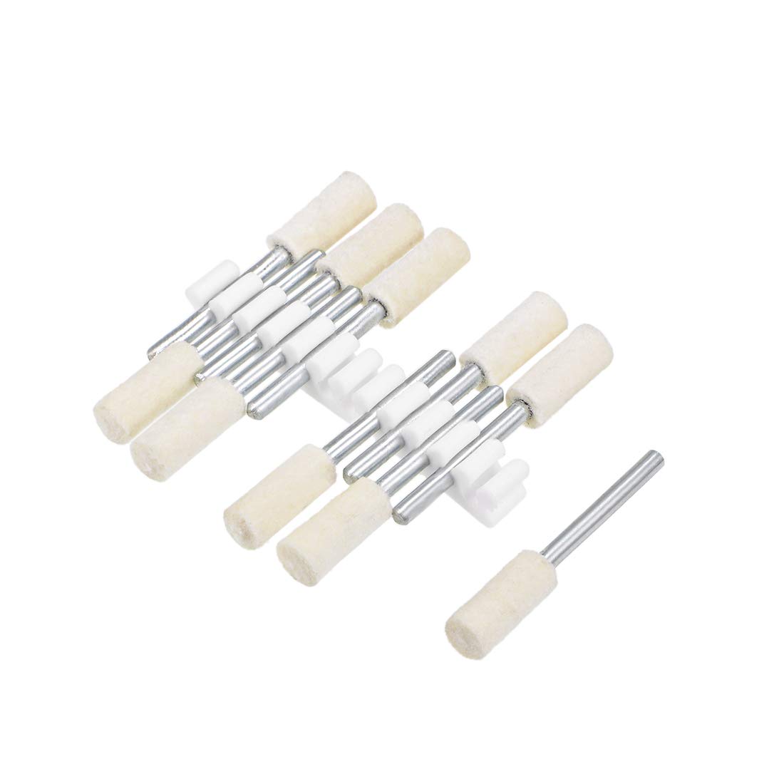 Wool Felt Polishing Bits - Buffing Wheels -23 Wool Felt Polishing Bits - Buffing Wheels -23