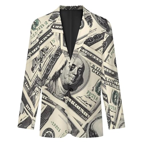 100 U.S. Dollars Men's Slim Suit Long-Sleeve Prom Tuxedo Classic Two Button Business Jacket4