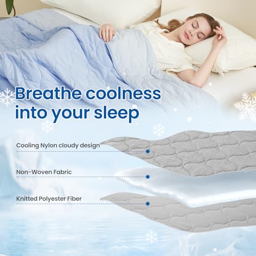 Save 68% on Cozy Bliss Dual-Sided Cooling Blanket for Hot Sleepers