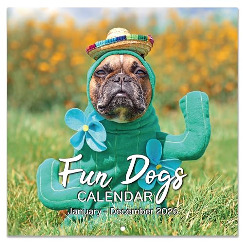 2026 Calendar - Cute Puppies Wall Calendar 2026, 12 Months