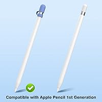 Vista 7 de Jelanry Tapa magnética de repuesto para iPencil con tapa de silicona para Apple Pencil de 1ª generación, funda protectora antipérdida, accesorios