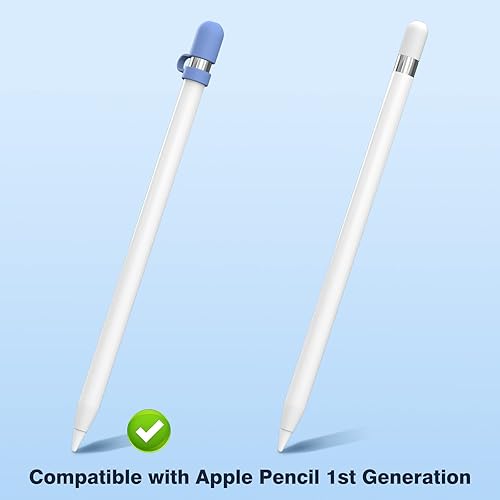 Miniatura 7 de Jelanry Tapa magnética de repuesto para iPencil con tapa de silicona para Apple Pencil de 1 generación, funda protectora antipérdida, accesorios
