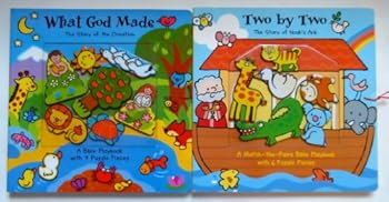 Unknown Binding Set Readers Digest Kids Bible Books: "What God Made" and "Two by Two" Book