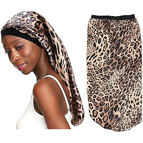 Cospack Long Satin Bonnet (DoubleLayers-Leopard) Cover