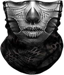 Seamless Neck Gaiter Shield Scarf Bandana Face Mask Seamless UV Protection for Motorcycle
