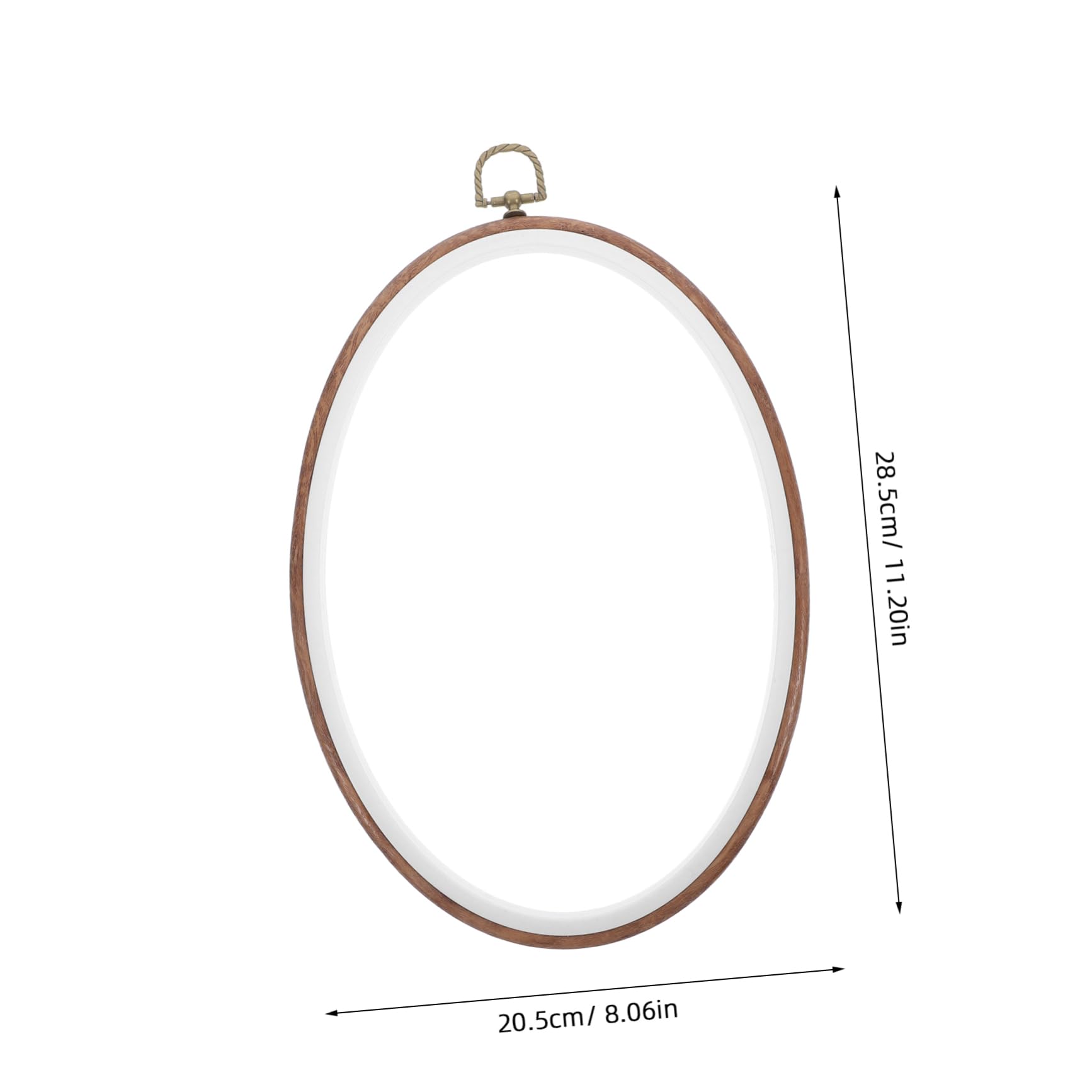 Beatifufu Embroidery Display Racks Plastic Embroidery Circle Lightweight Stand DIY Craft Home Decor Present