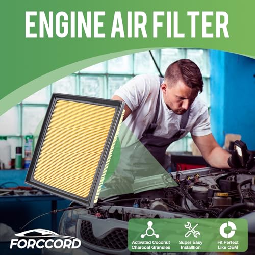 Image of 2-PACK CA10741 Engine Air Filter For Toyota Prius 1.8L 2010-15, Lexus CT200h 1.8L 2011-17, NX300h 2015-21 (All for Hybrid!) Air Filter Replace#17801-37020 Car Accessories
