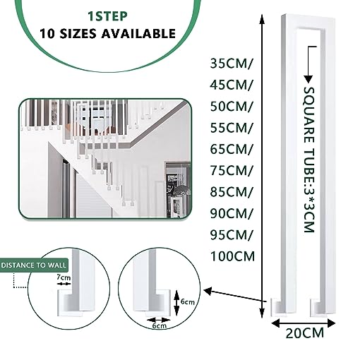 Garde-corps en fer forgé escalier extérieur pour marche bois - 3