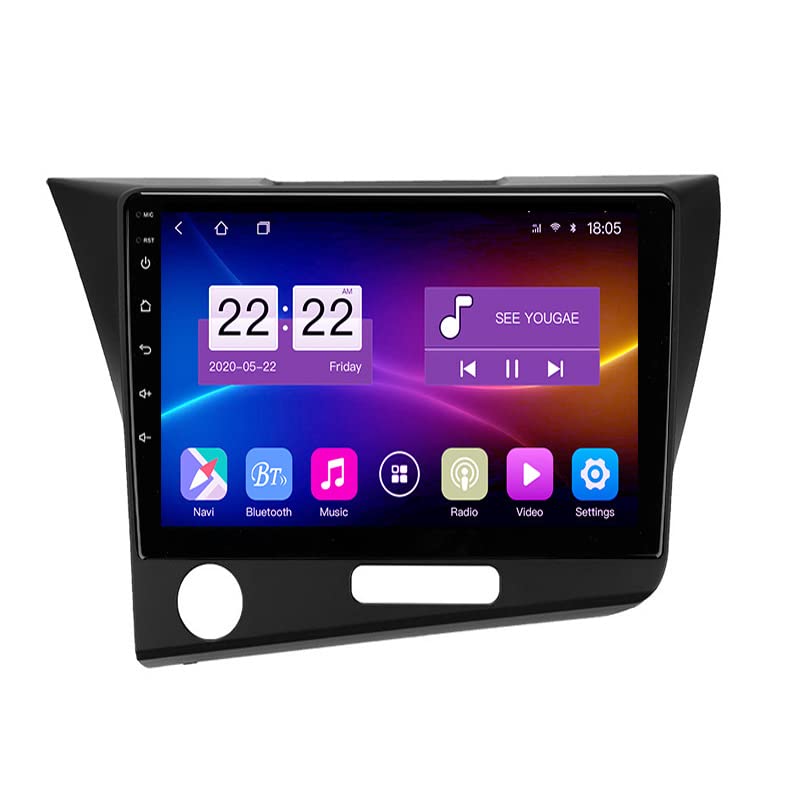 KBCOOLAndroid Car Stereo for Hon-da CRZ 2014 2015 2 Din Radio GPS Navigation IPS Touch Screen Multimedia Player Support 4G Carplay SWC Wifi Mirror Link DSP BT(Size:8 core 4G+wifi 6G+128G)