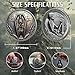 RYUKENLM Menento Mori Coins Stoic Reminder Token Skull Challenge Coin EDC Coins for Daily Inspirational Stoicism Gifts