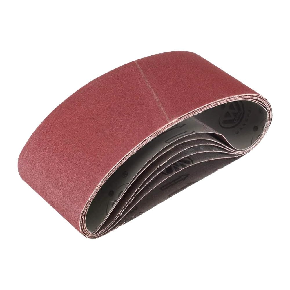 Reilyn 2 X 36 Inch Metal Grinding Zirconia Sanding Belts, Belt Sander Belt Sandpaper 120/180/240/400 600 Grits, 5Pcs (120#)