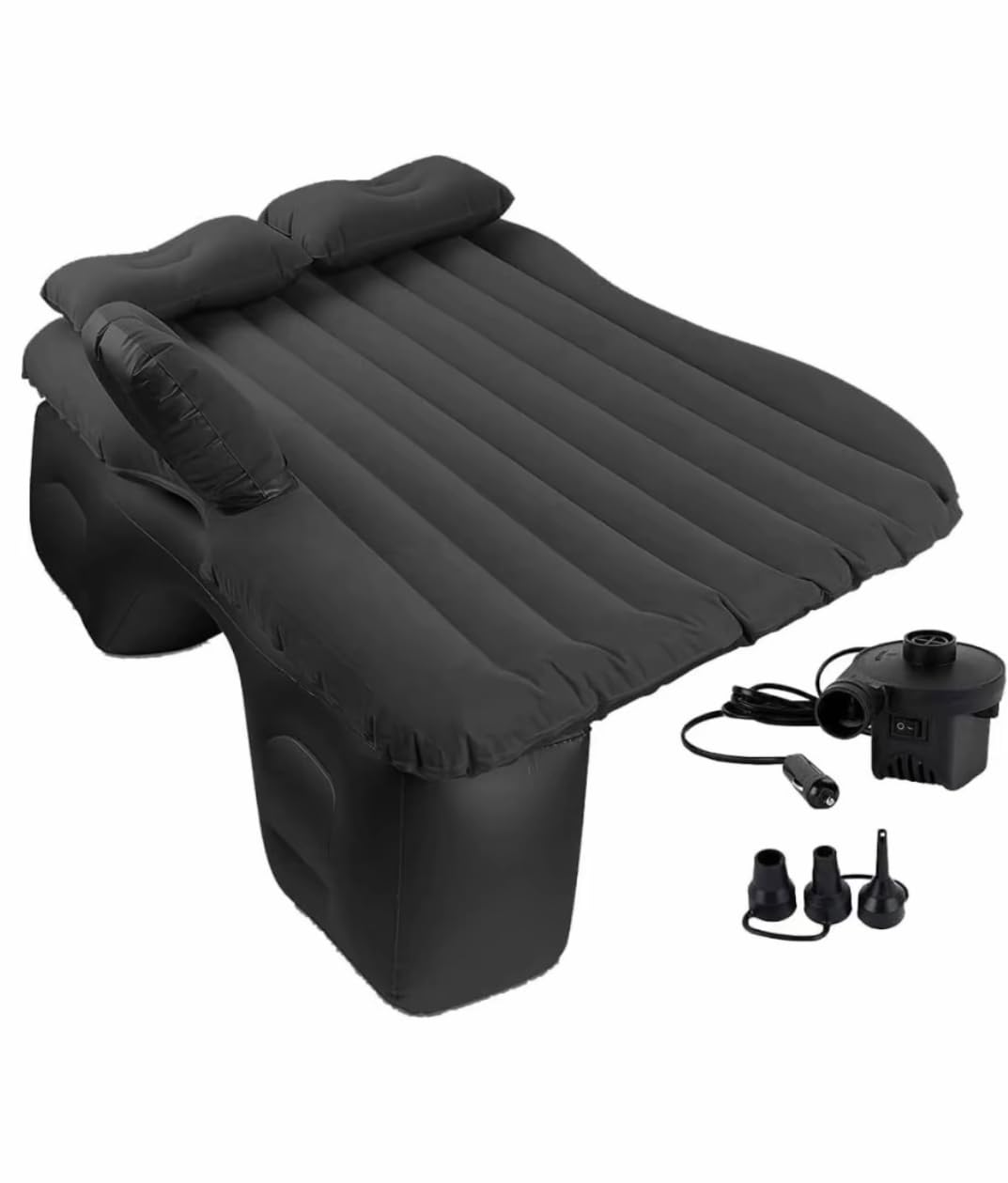 Generico Materasso Gonfiabile per Auto, Sedile Posteriore con Cuscini, Kit Compressore Elettrico, Kit Riparazione, per Viaggi e Campeggio,colore dipende dalla disponibilita del magazzino