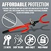 Extendable Car Wheel Steering Lock - Van Caravan Anti Theft Security Heavy Duty | Anti-theft Security Secure | Strong Durable Long Lasting #5