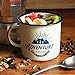 Adventure Enamel Camping Mug - 2 Pack LARGE 16oz of Love, Morning Coffee Mug - (455ml) Tin Cup Campfire Mug For Outdoors, Breakfast Wanderlust Travel Cup For The Happy Camper!