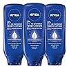 NIVEA-Nourishing-In-Shower-Body-Lotion-Non-Sticky-For-Dry-to-Very-Dry-Skin-135-fl-oz-Bottle-Pack-of-3 Nivea Nourishing In Shower Lotion, Body Lotion for Dry Skin, 13.5 Fl Oz Bottle(Pack of 3)