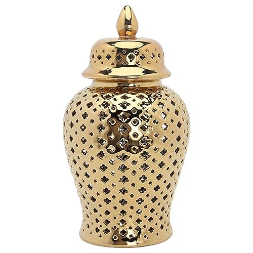 HOMSFOU Vaso Decorativo Ceramica Rameggiata Contenitore Multifunzionale Per Fiori e Decorazioni Domestiche Design Elegante Per Matrimoni e Feste