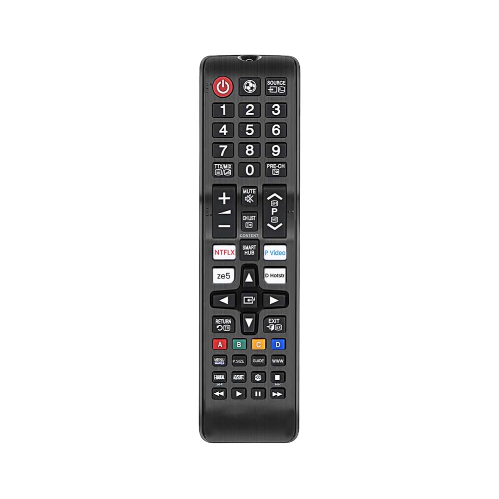 marman® Compatible with Samsung Tv Remote Control Suitable for UHD Full HD 4K QLED 6, 7 and 8 Series Tv Models Non Voice Command with Hotkeys - Match Key by Key with Original Remote