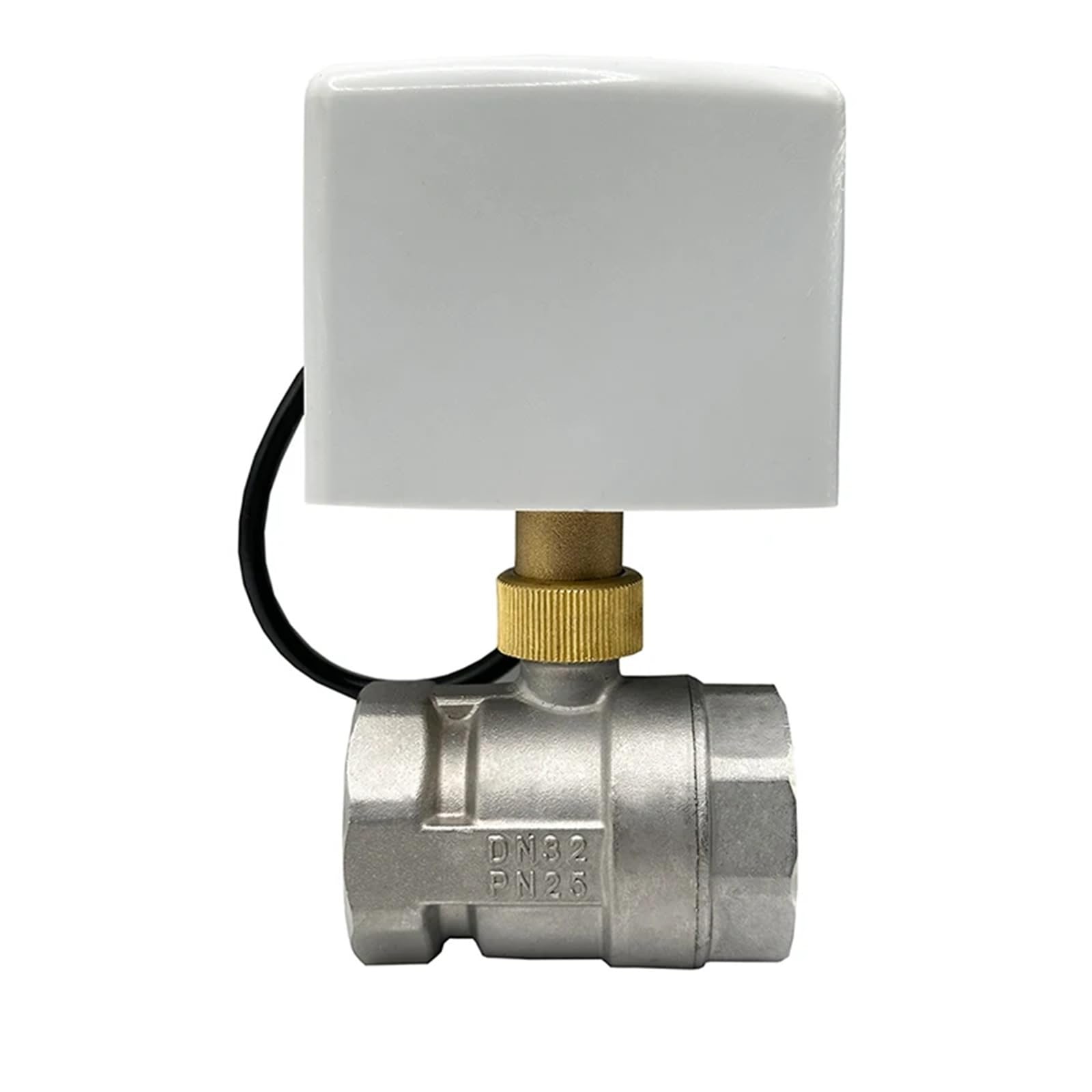 Robinet à boisseau sphérique électrique inox 1/2 pouce 220VAC vanne motorisée 3 fils