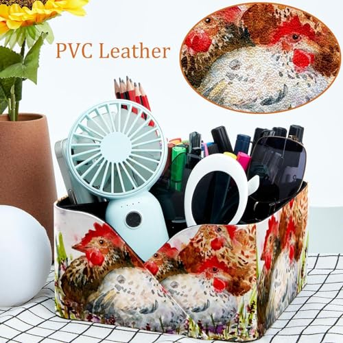Pot de rangement pour bureau à 4 compartiments modulables pour trier stylos et accessoires