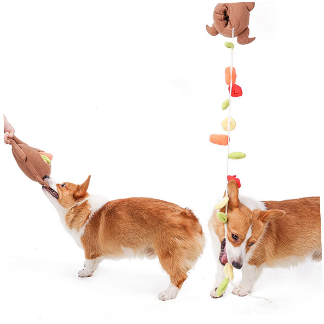 Housoutil 3stücke Hundespielzeug Interaktives Schnüffelspielzeug Truthahn-Design Futterverstecken Für Haustiere
