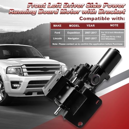 Motor para Estribo Eléctrico Lado Izquierdo Compatible Lincoln Navigator y Ford Expedition 2007-2014 miniatura 2
