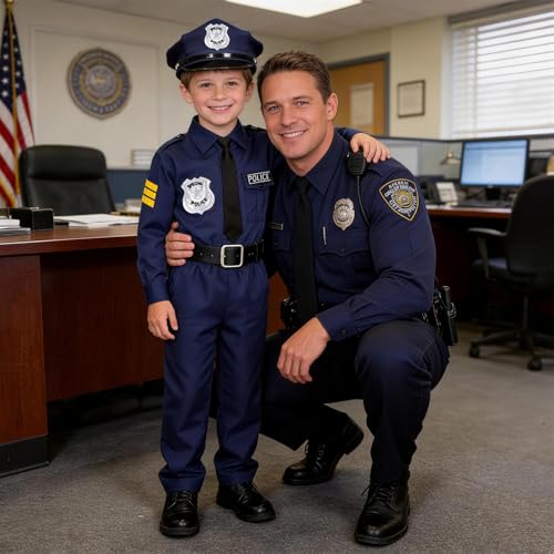 Disfraz Policía para Niños KAKALVER miniatura 3