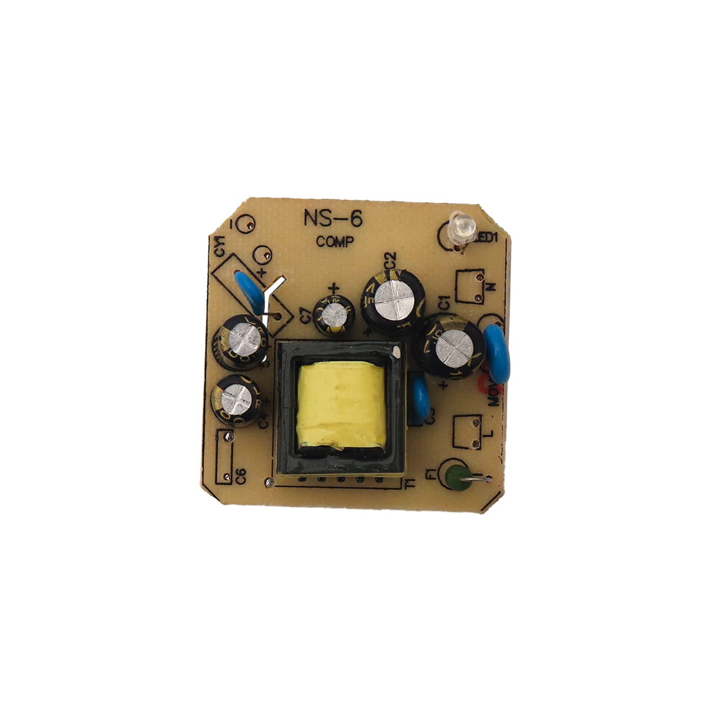 Electronic Spices 5.1v 2.2a Dc Output Power Supply Circuit Board 41mm X 41mm X 18mm (Ac to Dc) (B0BNHF8C3T) Amazon Price History, Amazon Price Tracker