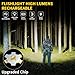 Rechargeable Flashlights High Lumens, 7Mode Super Bright Flashlight Camping, Adjustable Tactical Flash Light High Powered, LED Flashlights for Home Emergency, Christmas Gifts Stocking Stuffers for Men