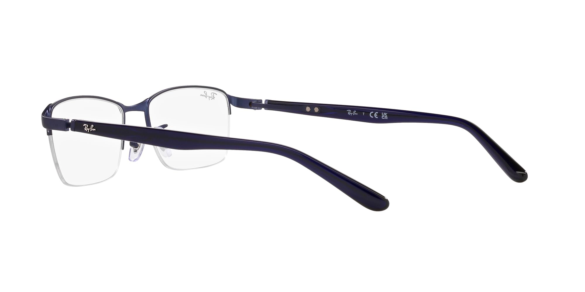 Ray-Ban Męskie prostokątne oprawki na okulary korekcyjne Rx6501d