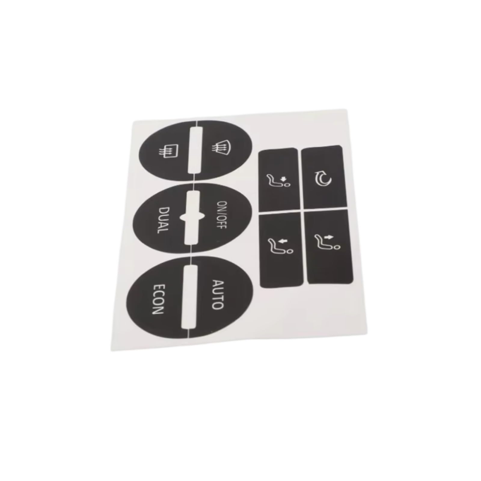 Button Compatible with VW for Golf for MK5 2004-2008 1pc Car Interior Center Console Button Stickers AC Climate Control Worn Repair Decals