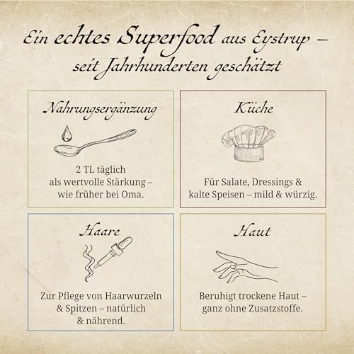 Leman Feinkost Schwarzkümmelöl 250ml – Mühlenfrisch kaltgepresstes Black Seed Oil aus Nigella Sativa – Gefiltert, hoher Thymochinongehalt & Omega 3-6-9 – Qualität seit 1809 vom Hersteller