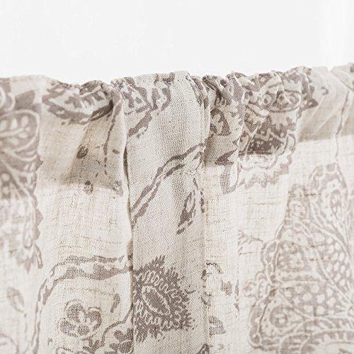 jinchan Floral Printed Tie-up Valance 1 pc 20