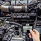 Digital Drehzahlmesser, mit Betriebsstundenzähler Induktiver Drehzahlmesser Motorsäge Wasserdicht Motortachometer für Motorrad Rasenmäher Kettensäge Schneefräse Generator Austauschbare Batterie