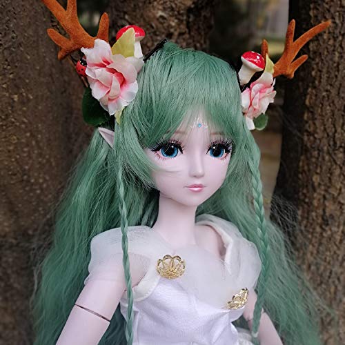 Muñeca BJD Demon Spirit Girl 56 cm Verde miniatura 7